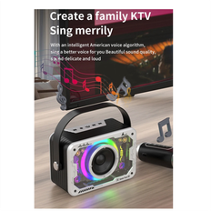 Karaoke Melitt Altoparlante Bluetooth per Casa All'Aperto