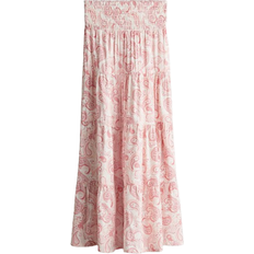 H&M Gesmokter Stufenrock - Rosa