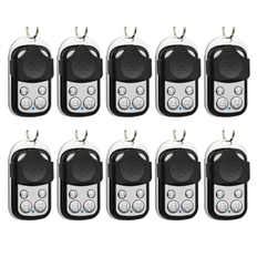 Garage Door Opener Remotes Jojomino 10pcs 433MHz Remote Control 4 CH Cloner
