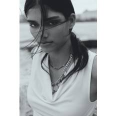 H&M Draperad Topp - Vit