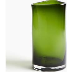 H&M I Glas Grøn Vase