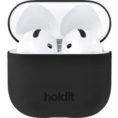Airpods 4 case Holdit Silicone Case for AirPods 4 Black