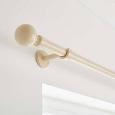 Dunelm Ashton Extendable Metal Eyelet Curtain Pole 120cm