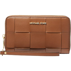 Michael Kors Large Woven Smartphone Wristlet - Luggage