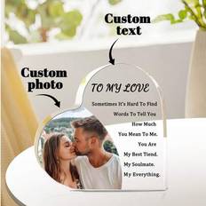Shein Customized Heart 1 Piece Christmas Tree Ornament