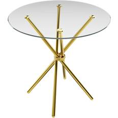 LPD Casa Gold Dining Table 90cm