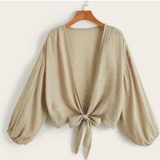 Shein Summer Beach Plain Knot Kimono