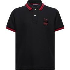 Children's Clothing Psycho Bunny Kids Pierce Pique Polo - Black