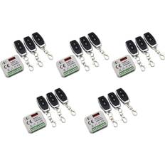 Garage Doors Jojomino 5X Garage Gate Remote Receiver 433 868MHz RX MULTI 300-900MHZ AC/DC 9-30V with Control