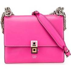 Fendi Crossbody Bags Fendi Kan I Crossbody Bag - Pink Leather