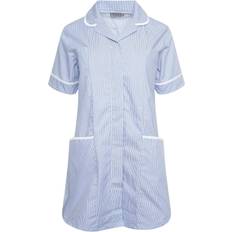 Maternity Tunic NCLTPSM Blue White Stripe Trim Size 6