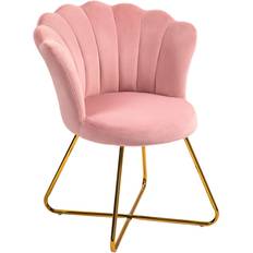 Homcom Lotus Pink Armchair 80cm