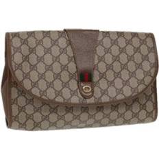 Gucci Clutches Gucci Preloved GG Monogram Clutch - Beige
