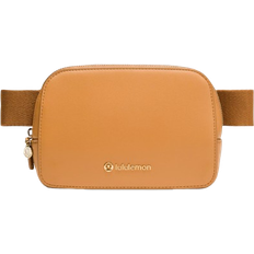 Lululemon Everywhere Belt Bag 1L Leather Alternative - Chestnut Brown/Gold