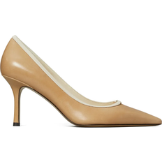 LWG (Leather Working Group) Heels & Pumps Tory Burch Double Buckle Pumps - Cantucci/Light Cream