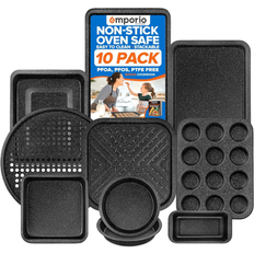 Bakeware Stackable Baking Set of 10 Set of 10 Sheet Pan