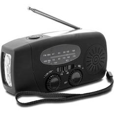 Håndsvings- & Solcelleradio - Vandbestandig/vandtæt Radioer Crank Radio with Solar Charger