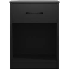 Mainstays Ardent Black Bedside Table 15.5x14.2"