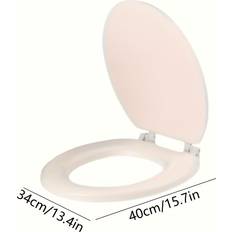 Temu Soft And Toilet Seat Cover White