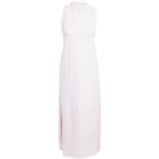 adidas Women's Essentials 3-Stripes Long Racerback Dress - Ice Lavender/Bliss Lilac