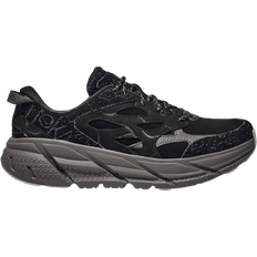Hoka Elite Terrain System Clifton L Suede - Black/Satellite Grey