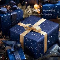 Black Gift Wrapping Papers Shein Thick Gift Wrapping Paper Set 2 Packs