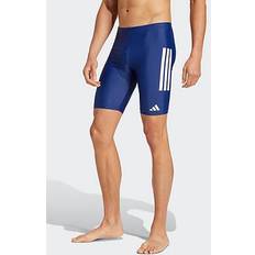 adidas Mens 3 Stripe Jammer Swim Shorts - Navy/Dark Blue/White