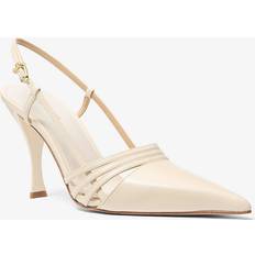 Michael Kors Heels & Pumps Michael Kors Haisley Leather Slingback Pump - Natural