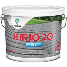 Teknos Plåttakfärg Kirjo Aqua 20 Takfärg utomhus White 9L