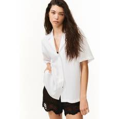Shirts H&M Camisa Resort Holgada - Blanco