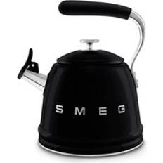 Smeg Electric Cast Iron Top Kettles Smeg WKF01 Retro Stovetop Whistling Kettle