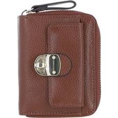 Brown Coin Purses Sorellia Real Leather Purse - Brown