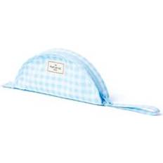 Lunar Makeup Pouch - Baby Blue Gingham