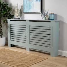 Home Source Extending Adjustable Radiator Cover Slatted Grill