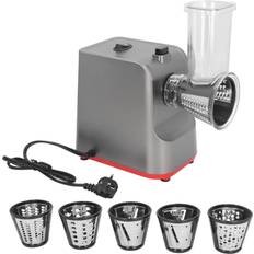 Vestidos 5 in 1 Electric Cheese 250W 1 Button Control Kitchen Shredder Salad Maker Grater