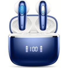 Headphones Temu T19 Wireless Earphones 40h With Case