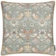 Morris & Co Pillows Morris & Co Strawberry Thief Outdoor Square Biscuit Scatter Cushion