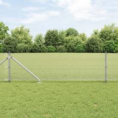 VidaXL Fence Poles on sale vidaXL Fence Post Set Of 2 Galvanised Steel 10 x 0.5 m