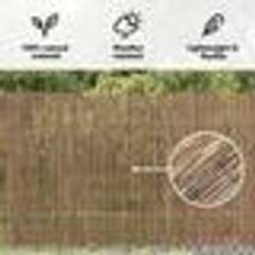 vidaXL Garden Reed Fence 300 x 140 cm Brown