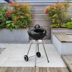 BBQs Rosalind Wheeler BBQ Grill Kettle Charcoal Portable Round 45cm Barbecue