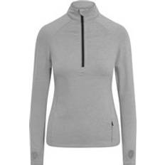 Silver Base Layers AWDis Cool-Flex Half Zip Long-Sleeved Base Layer Top - Silver