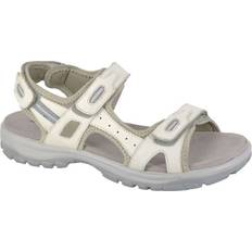 Mod Comfys Damen Sportsandalen Leder - Weiß