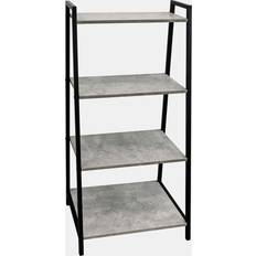 Grey Shelving Systems OHS Manhattan 4-Tier Unit Shelving System