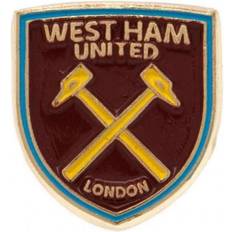 West Ham United F.C. Crest Badge - Brown/White