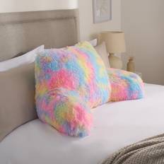 Blankets on sale OHS Long Hair Cuddle Cushion Rainbow Tie Dye Multi Blankets