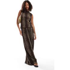 Leopard Bukser Pieces Pcflora Bukser - Black Leo