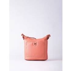 Orange Crossbody Bags Lakeland Leather Tarnly Pocket Cross Body Bag - Orange