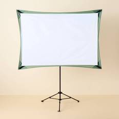 Projector Screens Hearth & Hand with Magnolia 84 Inch Tripod Manual Projector Screen 1.39:1 Green