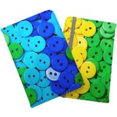 Passport Covers Warren Reed Colourful Buttons Passport Cover