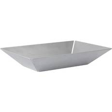 Aluminium Serving Platters & Trays ferm LIVING Press High Bricka Aluminium W21 x D30 x H5.5 cm Serveringsbricka